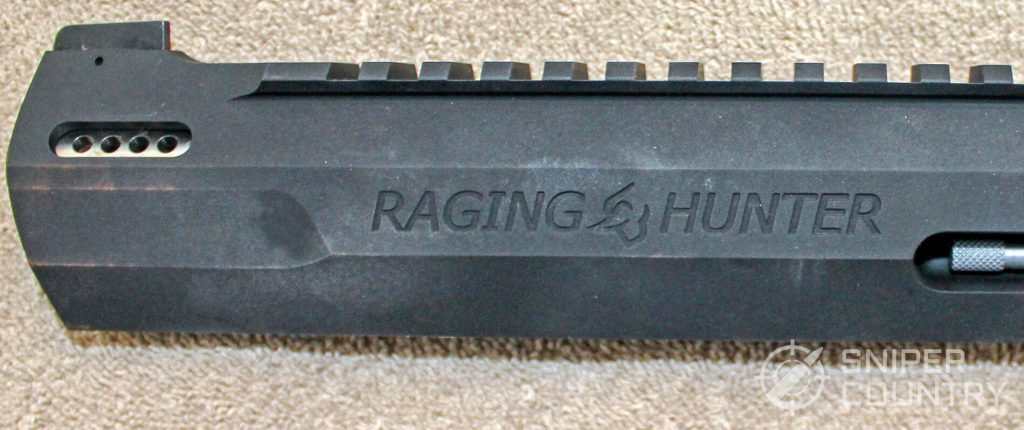 Taurus Raging Hunter left side barrel engraving