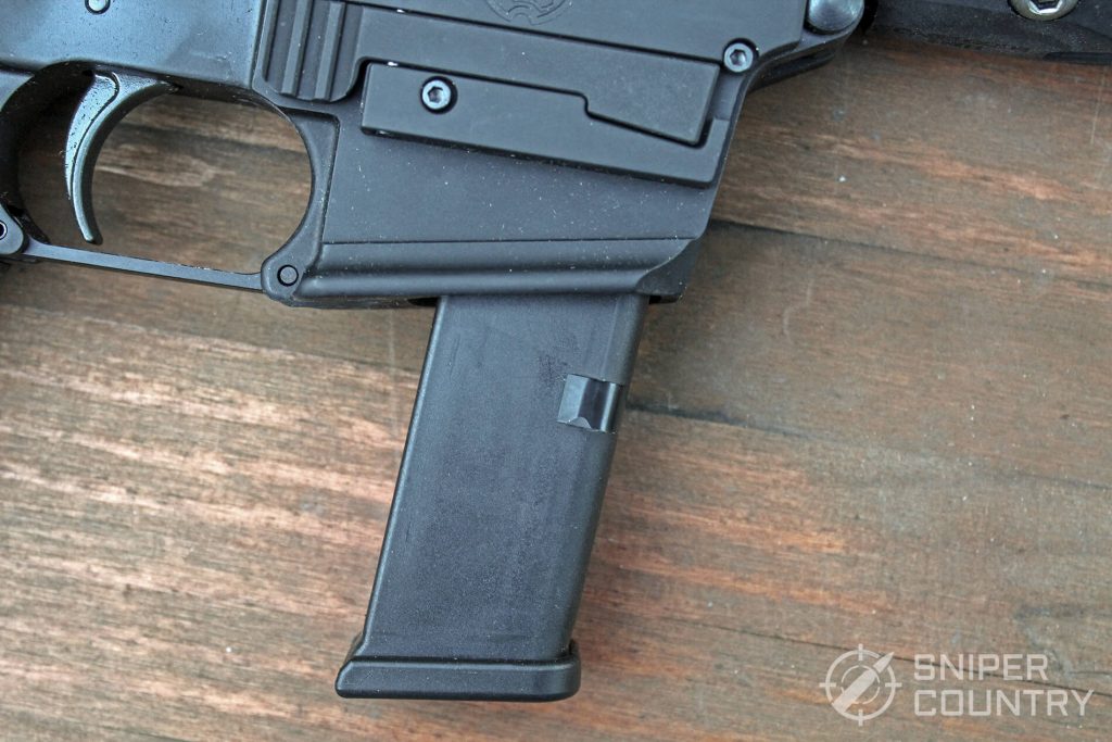 Troy Industries A4 9mm Carbine magazine-well