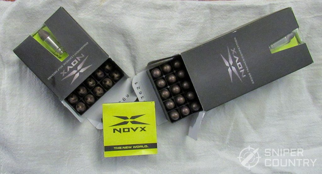 2 boxes NovX 9mm Ammo