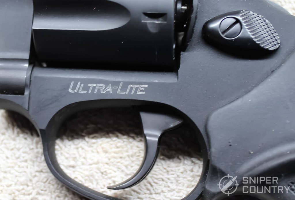 Taurus 85 Ultralite left side engraving cyl release
