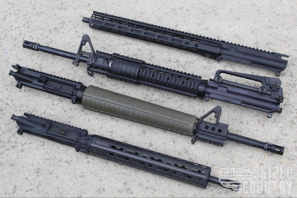 The Best AR-15s: Complete Buyer's Guide Aero Precision ATLAS R-One, KAC RAS M5, Del-Ton OD Green Drop-in, and Lancer Carbon Fiber handguards