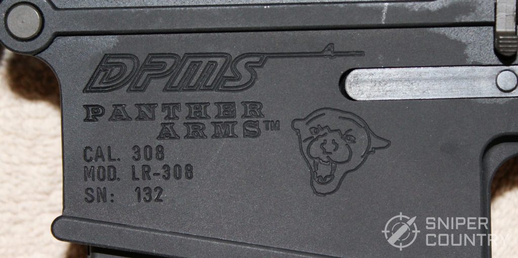 DPMS LR-308 receiver engraving