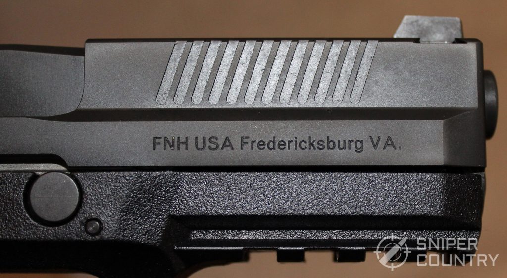 FNS-9 right side slide engraving