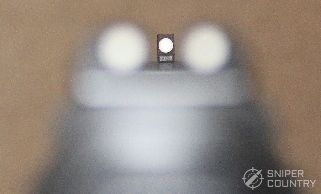 FNS-9 sights front in focus
