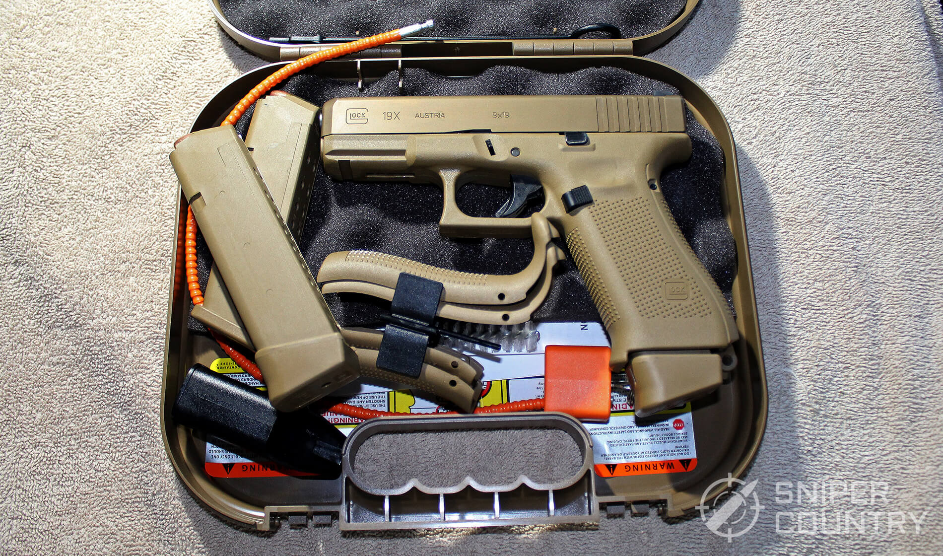 glock 22 compensator non threaded