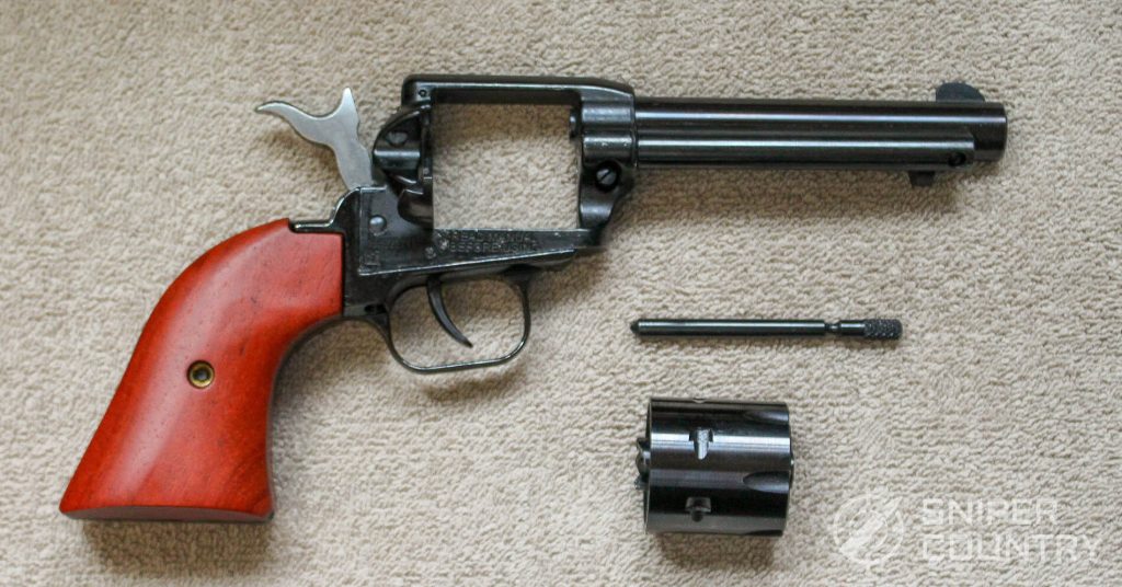 Heritage Rough Rider Revolver field stripped