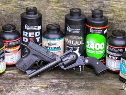 Selection of handgun powders