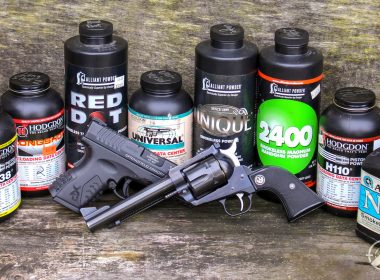 Selection of handgun powders