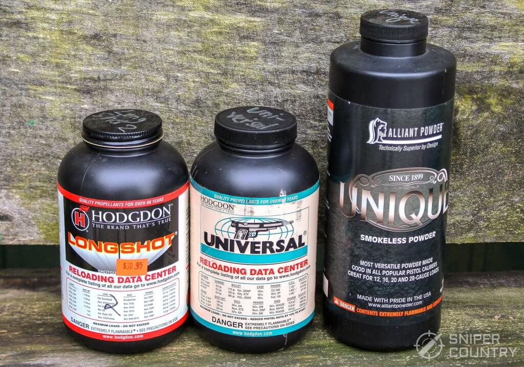 longshot, univ and unique powder