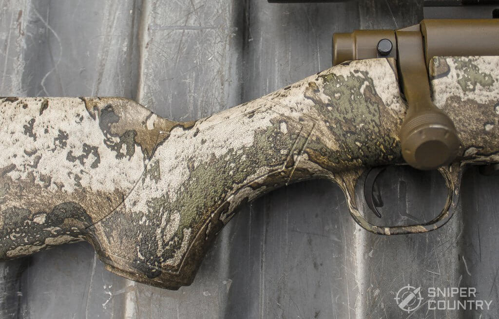 pistol grip of the mossberg predator