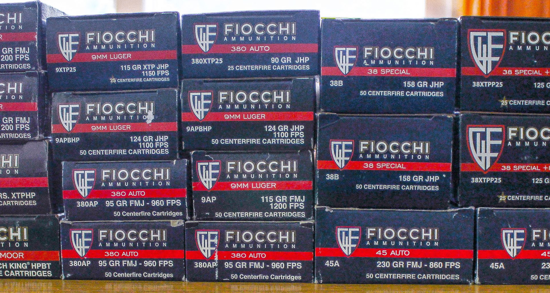 Fiocchi Ammo boxes