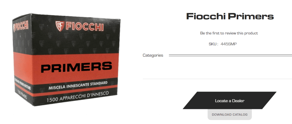 Fiocchi primers