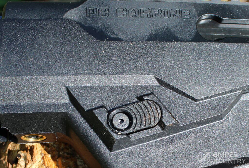 Ruger PC Carbine 9mm mag-release