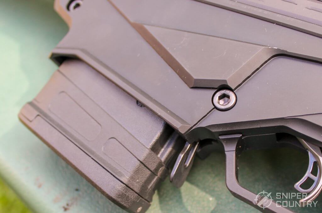 Ruger Precision Rifle mag-relelase