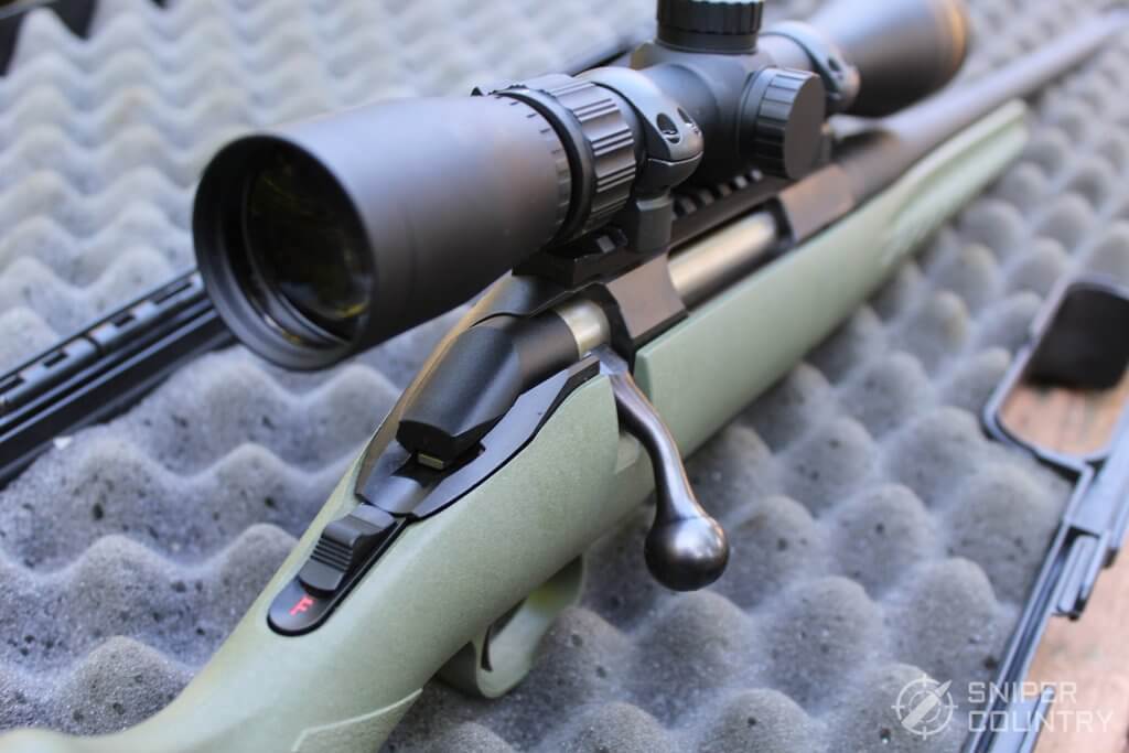 scope and bolt handle