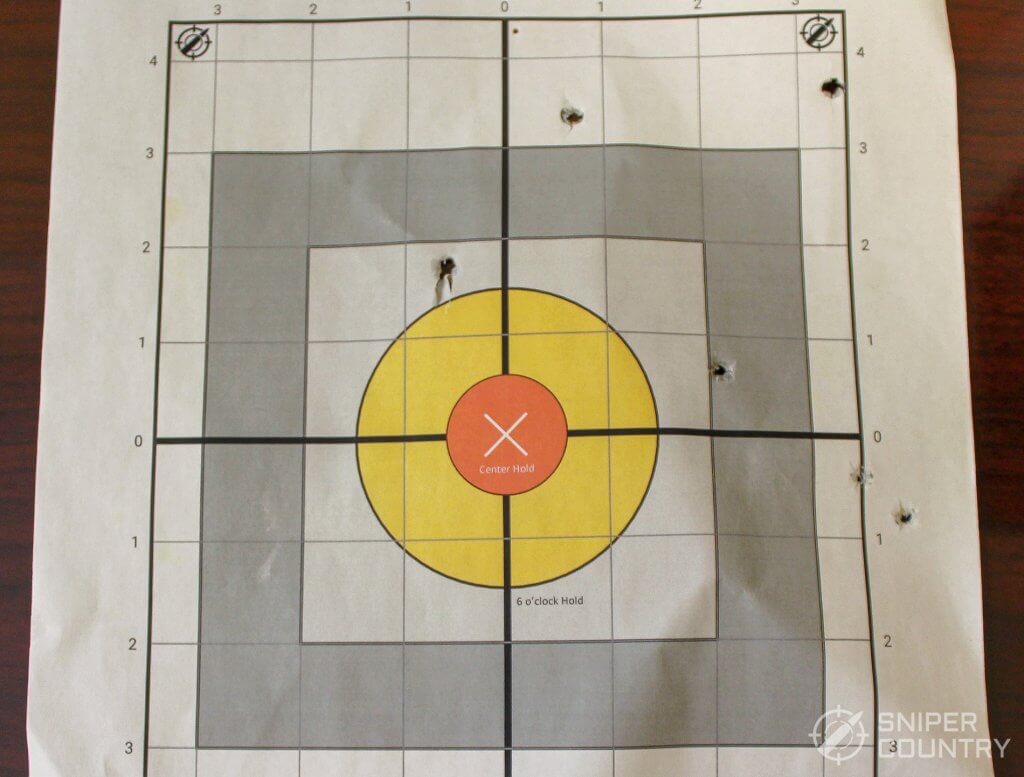 target remington thunderbolt shot with LCP 2