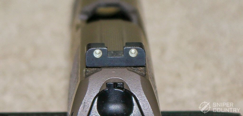 Walther PPQ M2 rear sight