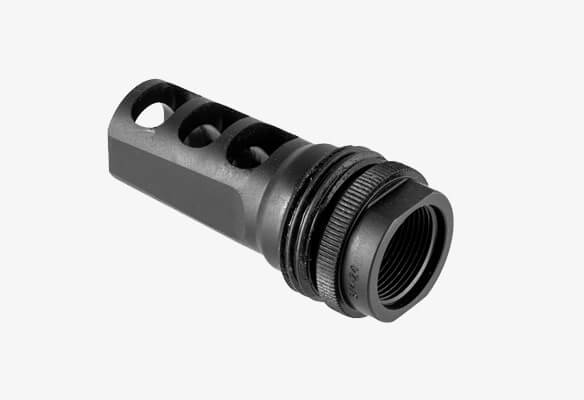 Silencer ASR Muzzle Brake .450 Bushmaster back