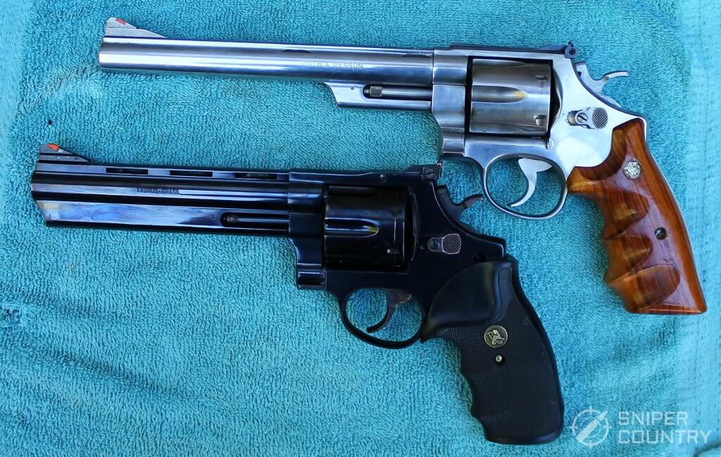 Taurus 44 and S&W left