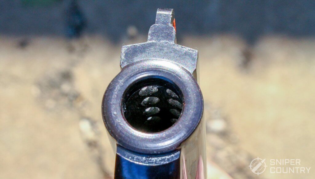 Taurus 44 ports from muzzle