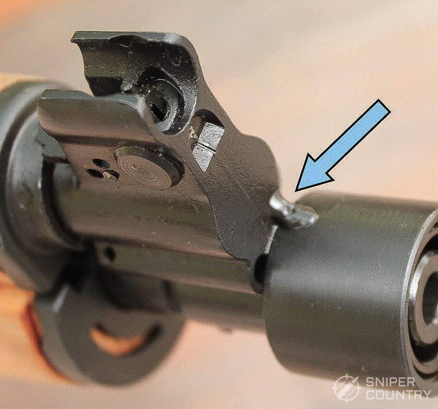 muzzle weld on the PAP M92