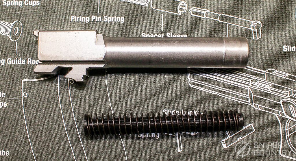 S&W SD9VE barrel recoil spring
