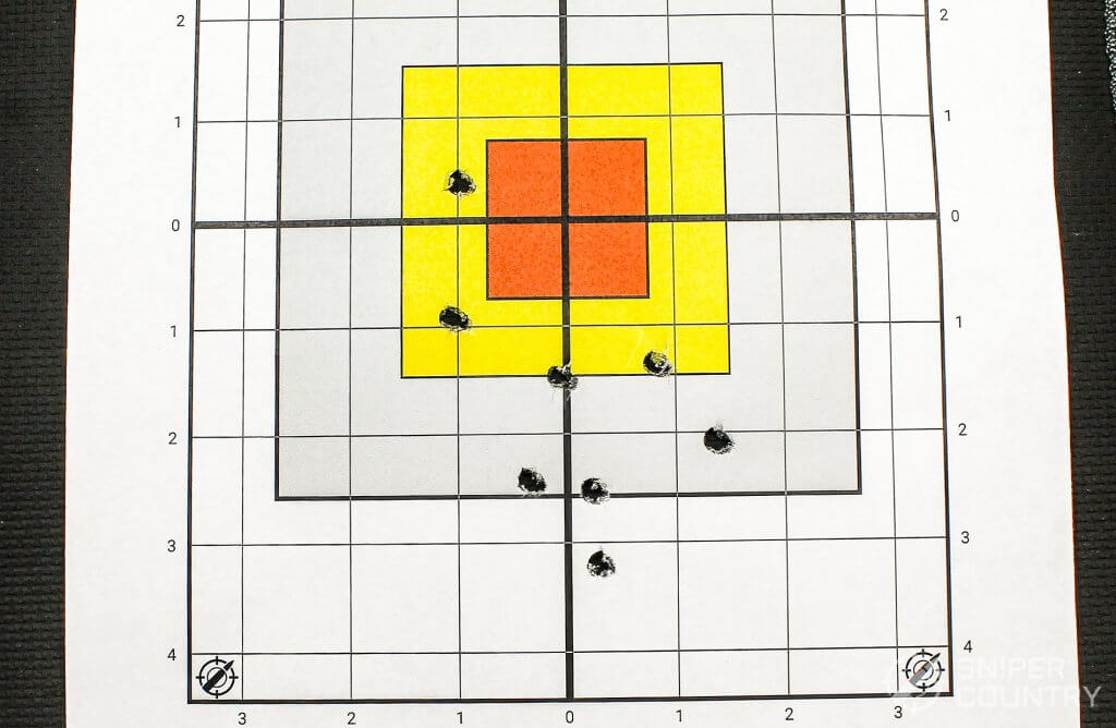 target shot with Fed
