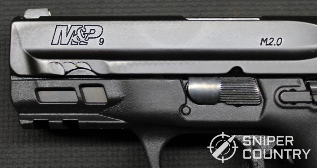 S&W M&P 9mm Compact Slide Engraving