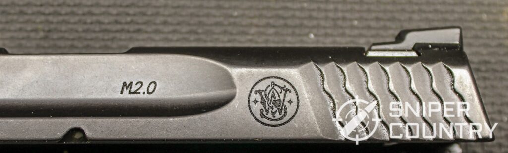S&W M&P 9mm Compact Slide Engraving 2