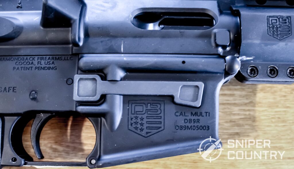 Diamondback DB9R Mag-release