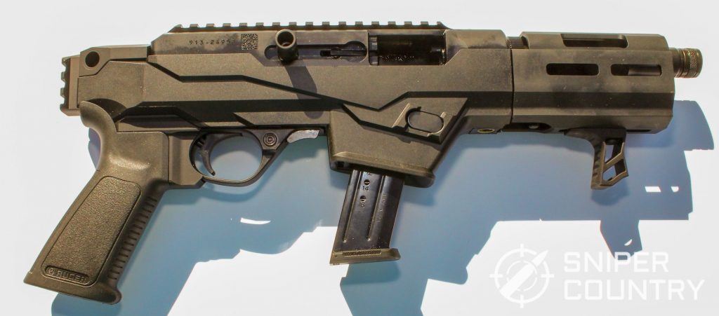 Close up shot of the Ruger Charger on the right