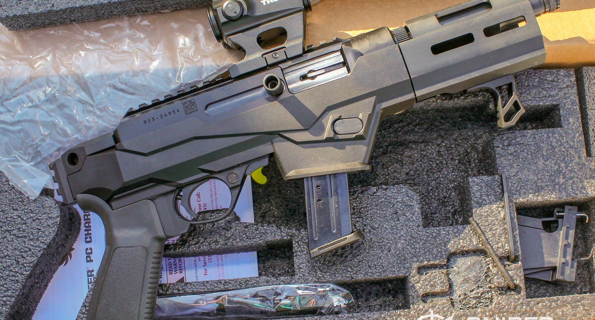 Ruger Charger with red dot sight