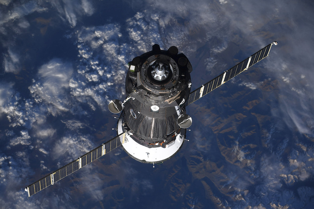 Soyuz approaching International Space Station