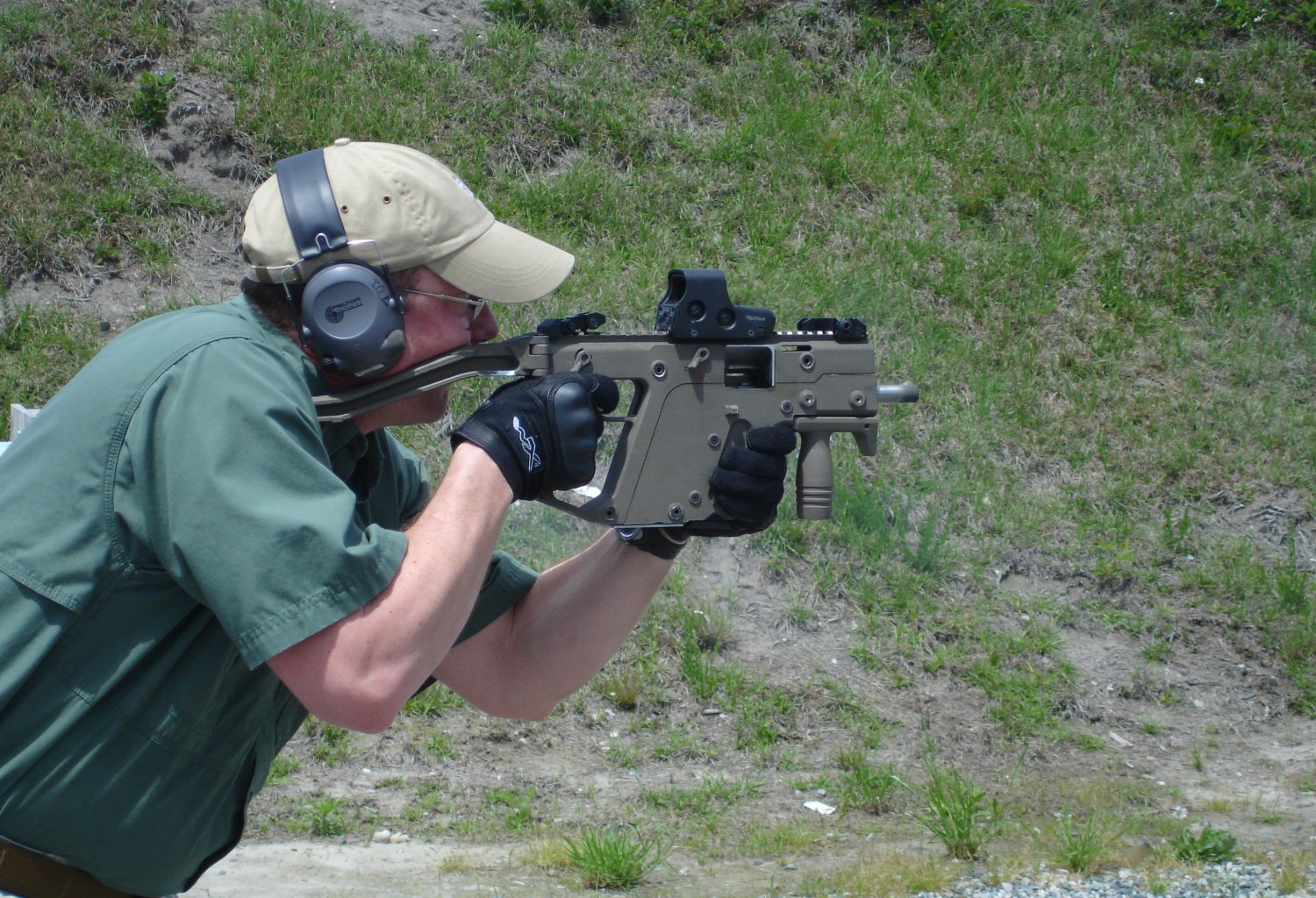 KRISS Vector SMG A Man Using The KRISS Vector SMG