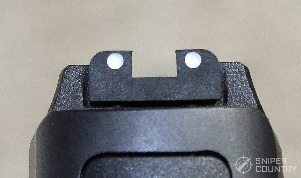 Taurus G2s Hands-on review: Rear sight