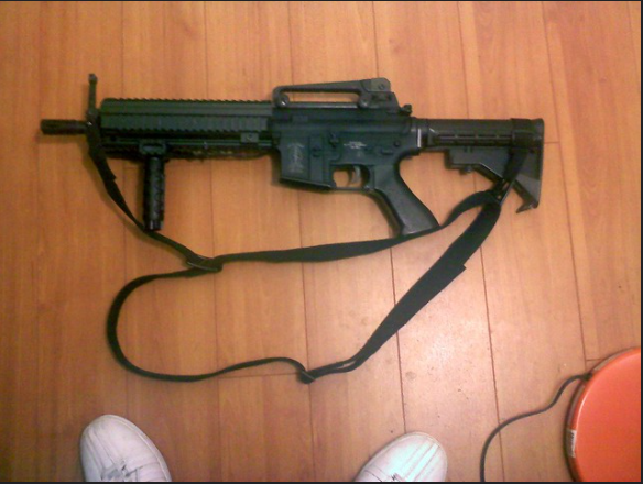 Best Two-Point Tactical Shotgun Slings The M4A1 attached with a three-point sling photographed on the left side