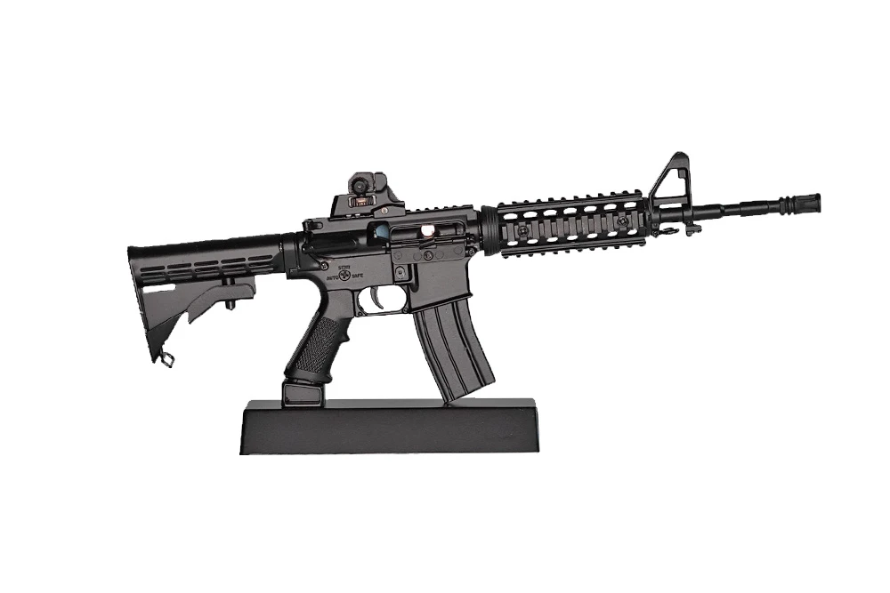 Goat Guns - Show Your Support for the 2nd Goat Guns Miniature AR-15 Die Cast Model Black