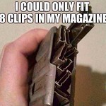 Clip vs Magazine Clips in magazine