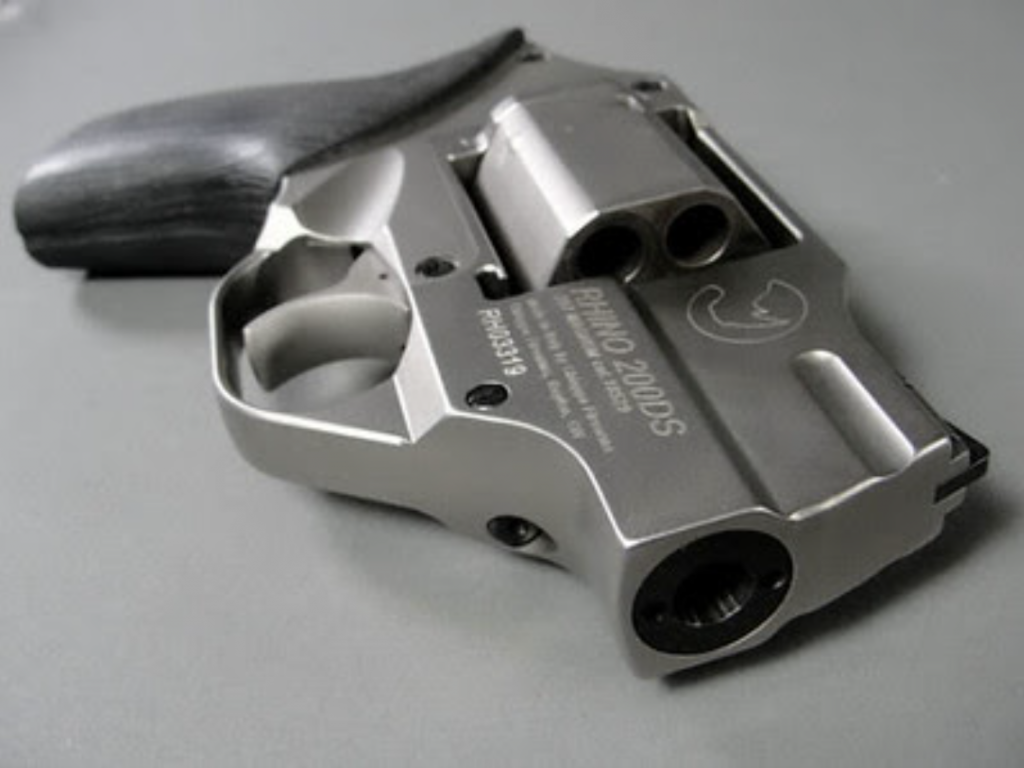 Chiappa Rhino 20DS The Rhinoâ€™s close-up muzzle shot and barrel engravings