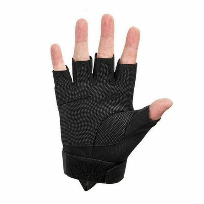 Tactical Half Finger Glove front portion
