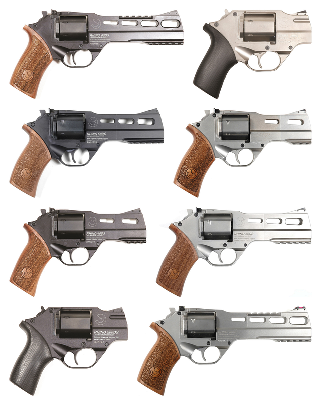 Different Rhino Revolver Models