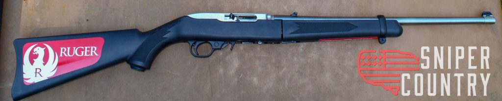 Ruger 10/22 Takedown shown on its right hand side