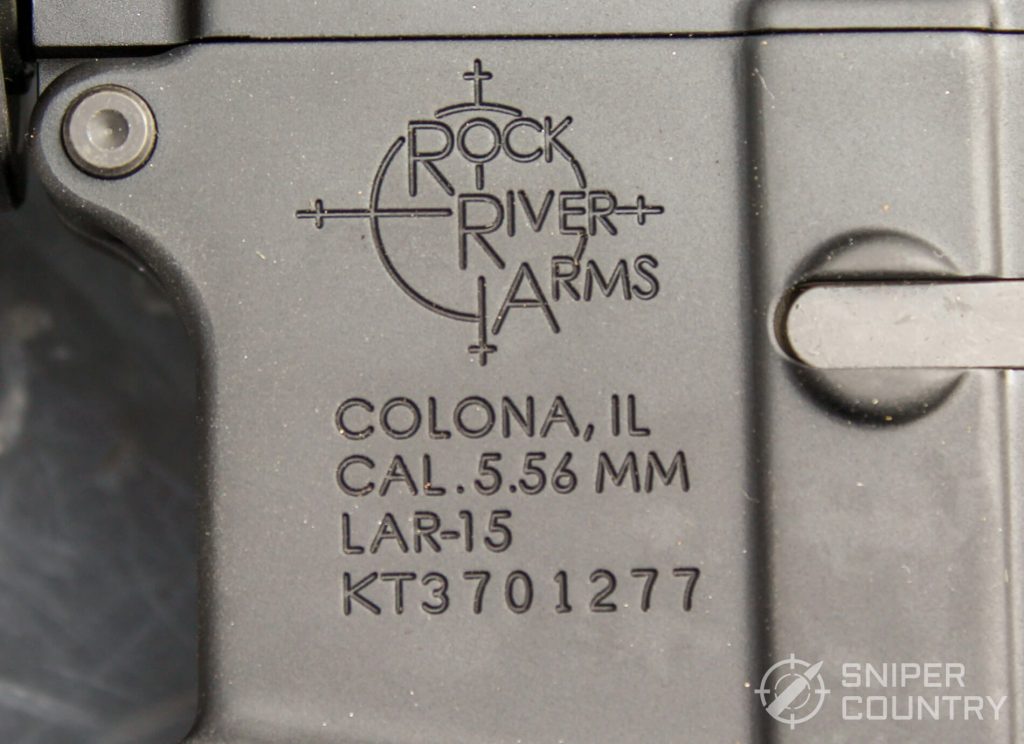LAR 15 BTB Carbine Markings