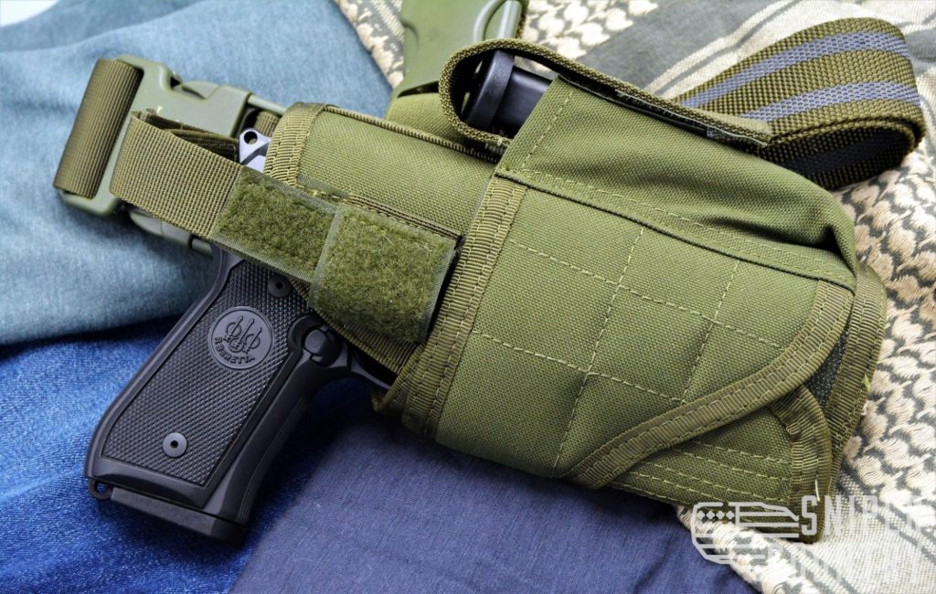 Beretta M9 in a holster