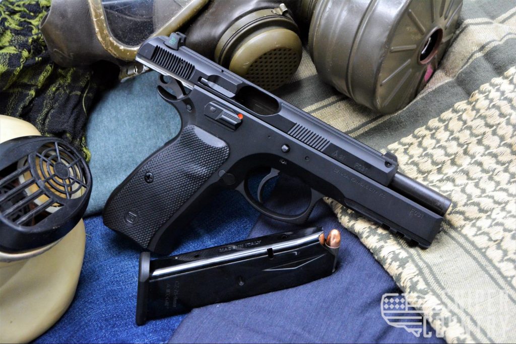 CZ SP-01 firearm and mag