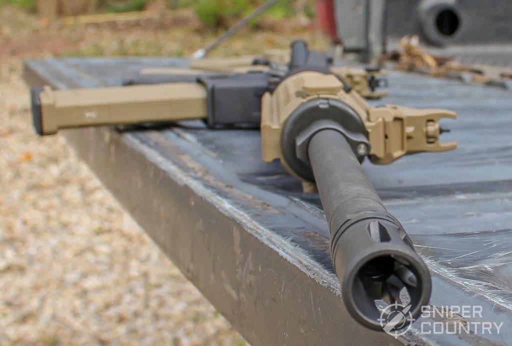 Standard A2 flash hider on lar-15 BTB carbine