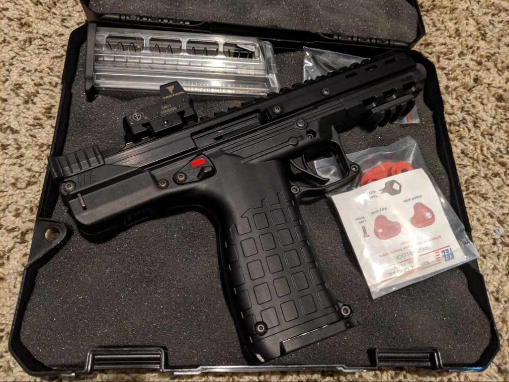 KelTec CP33 in a case, unboxing