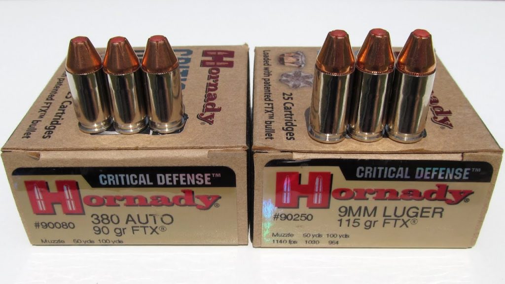 380 vs 9mm Hornady 380 and 9mm ammo