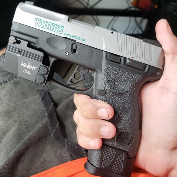 Taurus G2c upgraded to Keep Tinkering trigger, with mounted laser light