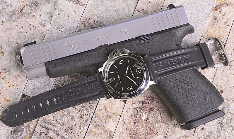 Glock 48 and Panerai watch
